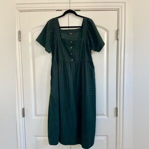 Madewell corduroy midi dress